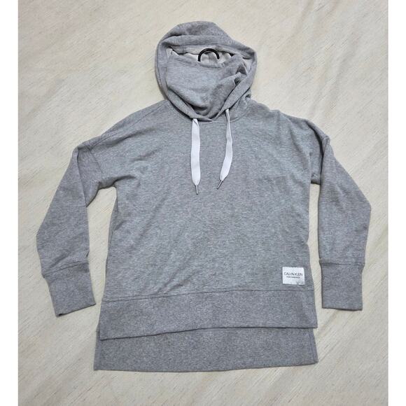 Calvin Klein Performance Grey Hoodie with warm neck womans size XS - Picture 1 of 8